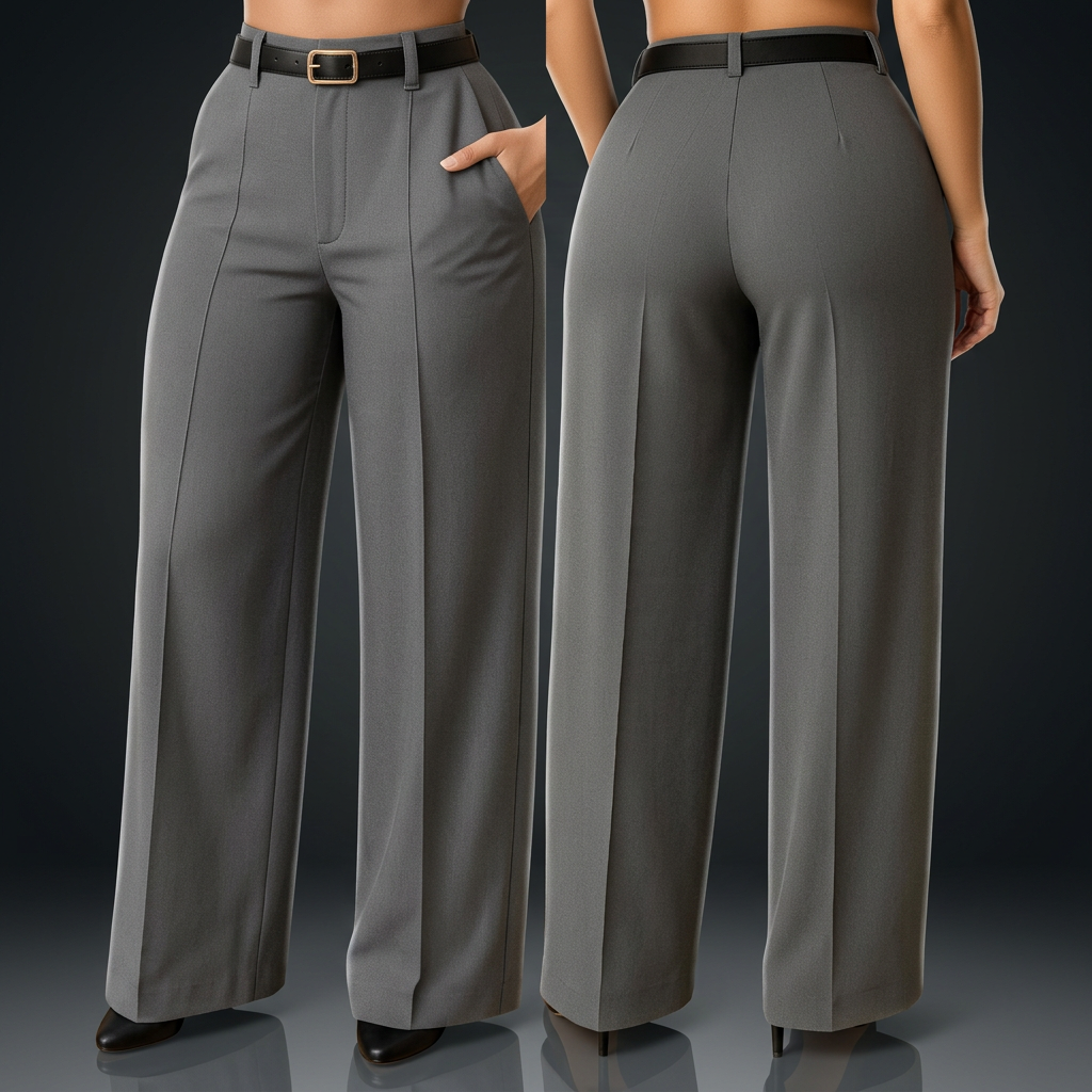 Women's Wide-Leg Tailored Trouser